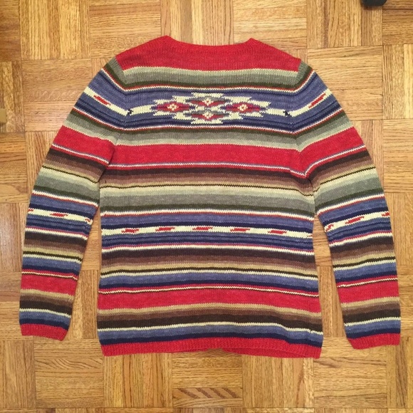 RALPH LAUREN  Navajo Southwest  Hand-Knit Cardigan - Picture 3 of 8